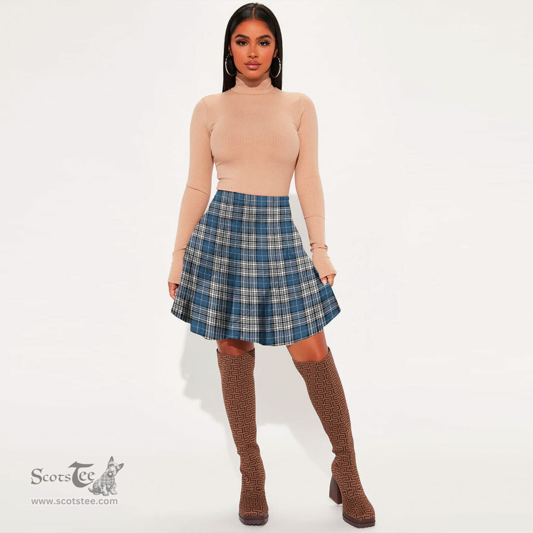 Scottish Napier Modern Clan Tartan Womens Mini Skirt Tartan Plaid Skirt