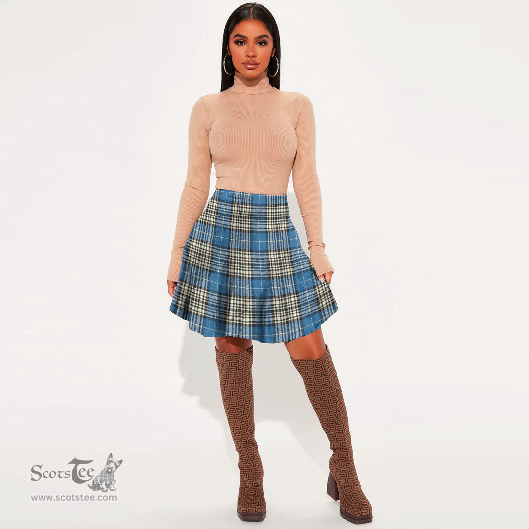 Scottish Napier Ancient Clan Tartan Womens Mini Skirt Tartan Plaid Skirt