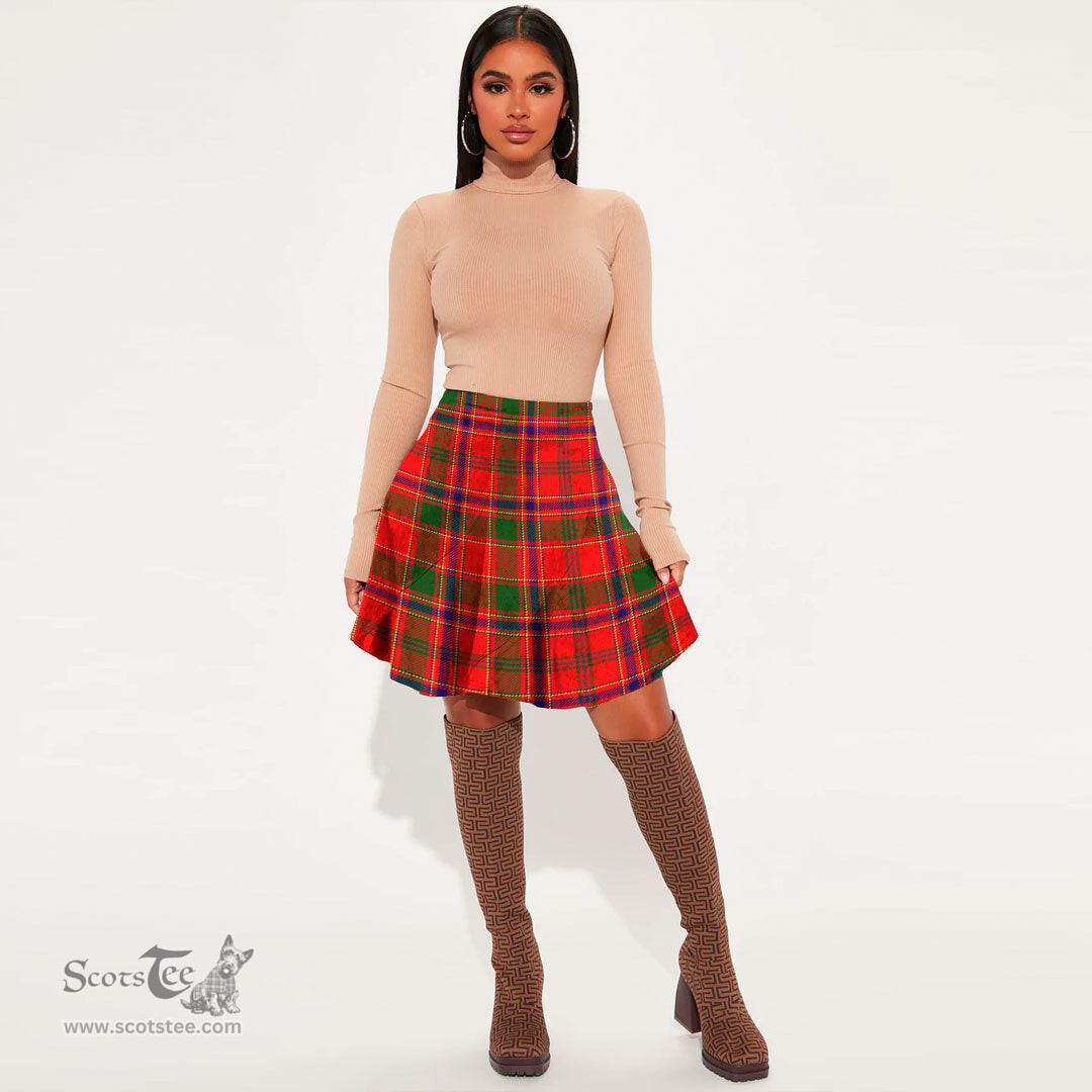 Scottish Munro Modern Clan Tartan Womens Mini Skirt Tartan Plaid Skirt