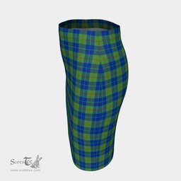 Scottish Barclay Hunting Ancient Clan Tartan Womens Pencil Skirt Tartan Fitted Skirt