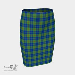Scottish Barclay Hunting Ancient Clan Tartan Womens Pencil Skirt Tartan Fitted Skirt