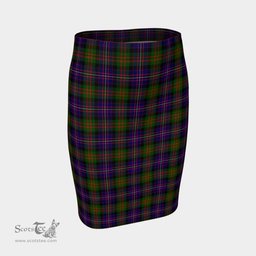 Scottish Cameron of Erracht Modern Clan Tartan Womens Pencil Skirt Tartan Fitted Skirt