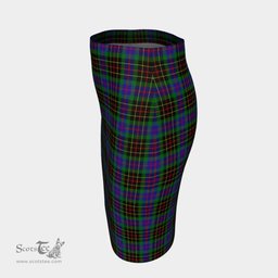 Scottish Brodie Hunting Modern Clan Tartan Womens Pencil Skirt Tartan Fitted Skirt