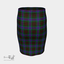 Scottish Brodie Hunting Modern Clan Tartan Womens Pencil Skirt Tartan Fitted Skirt