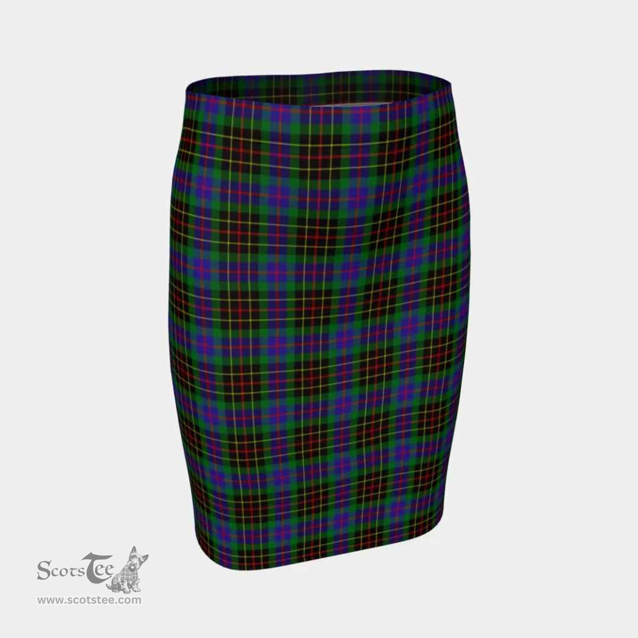 Scottish Brodie Hunting Modern Clan Tartan Womens Pencil Skirt Tartan Fitted Skirt