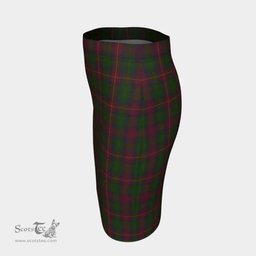 Scottish Cairns Clan Tartan Womens Pencil Skirt Tartan Fitted Skirt