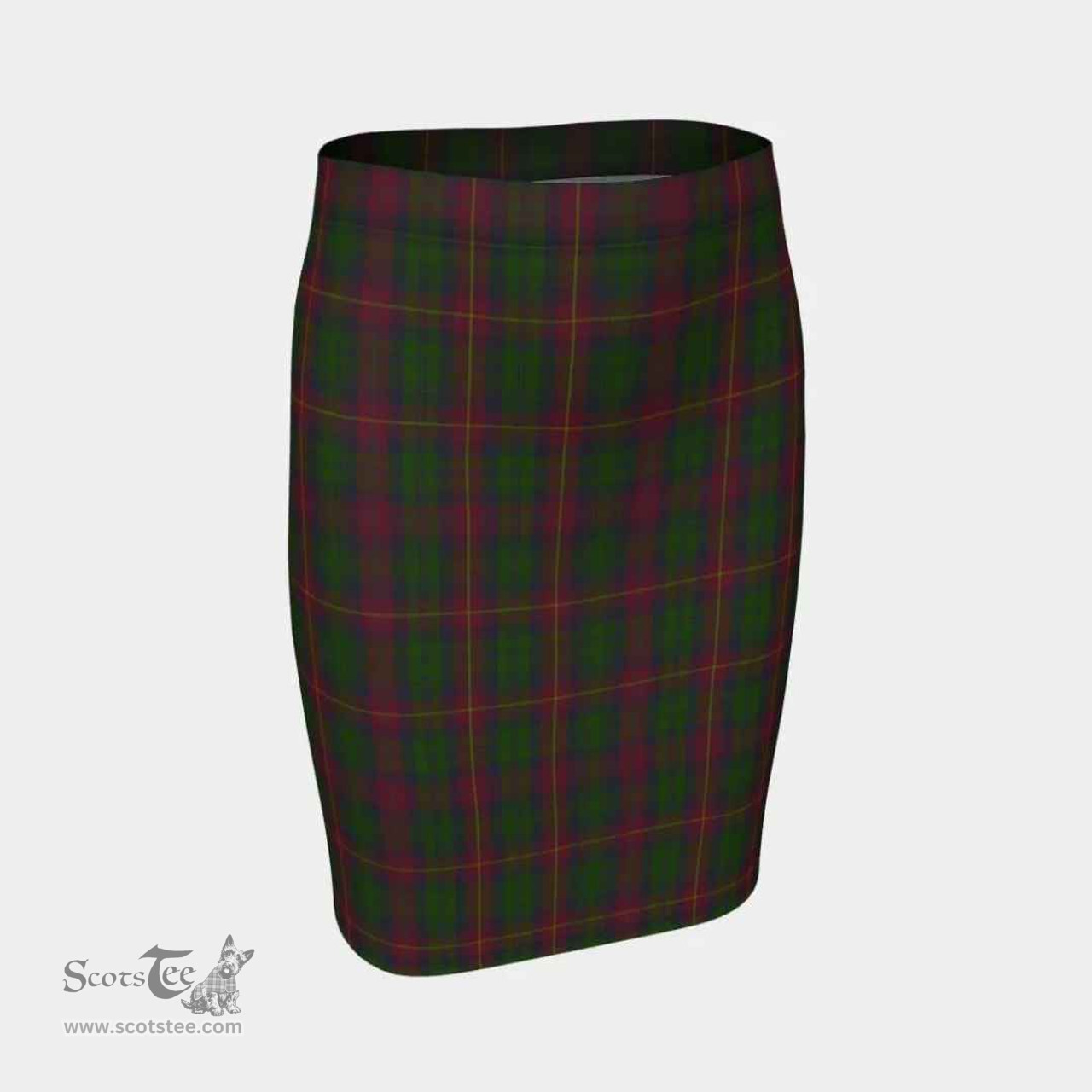 Scottish Cairns Clan Tartan Womens Pencil Skirt Tartan Fitted Skirt
