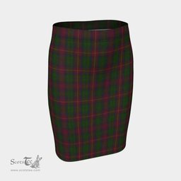 Scottish Cairns Clan Tartan Womens Pencil Skirt Tartan Fitted Skirt