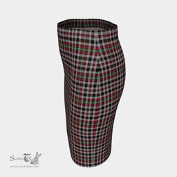Scottish Borthwick Ancient Clan Tartan Womens Pencil Skirt Tartan Fitted Skirt