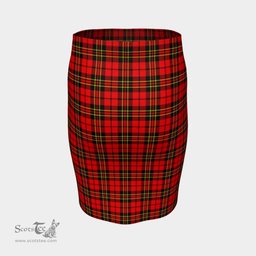 Scottish Brodie Modern Clan Tartan Womens Pencil Skirt Tartan Fitted Skirt