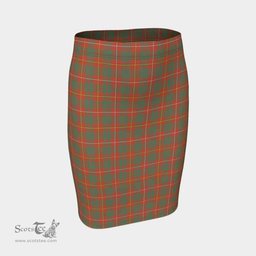Scottish Bruce Ancient Clan Tartan Womens Pencil Skirt Tartan Fitted Skirt