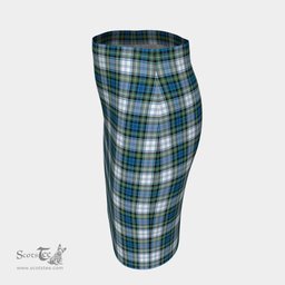 Scottish Campbell Dress Ancient Clan Tartan Womens Pencil Skirt Tartan Fitted Skirt