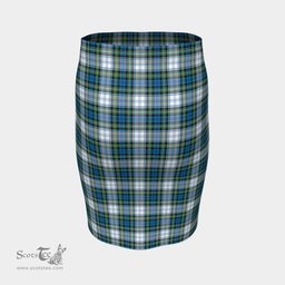 Scottish Campbell Dress Ancient Clan Tartan Womens Pencil Skirt Tartan Fitted Skirt