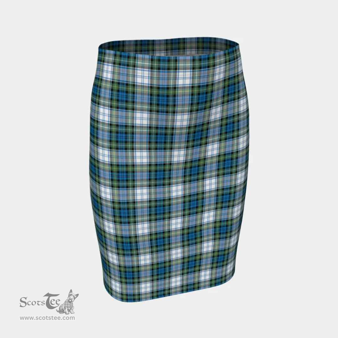 Scottish Campbell Dress Ancient Clan Tartan Womens Pencil Skirt Tartan Fitted Skirt