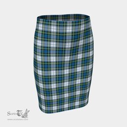 Scottish Campbell Dress Ancient Clan Tartan Womens Pencil Skirt Tartan Fitted Skirt