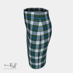 Scottish Campbell Dress Clan Tartan Womens Pencil Skirt Tartan Fitted Skirt
