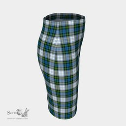 Scottish Campbell Dress Clan Tartan Womens Pencil Skirt Tartan Fitted Skirt