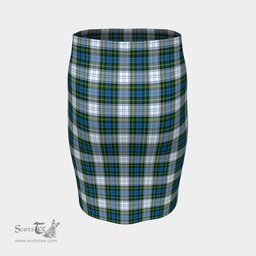 Scottish Campbell Dress Clan Tartan Womens Pencil Skirt Tartan Fitted Skirt