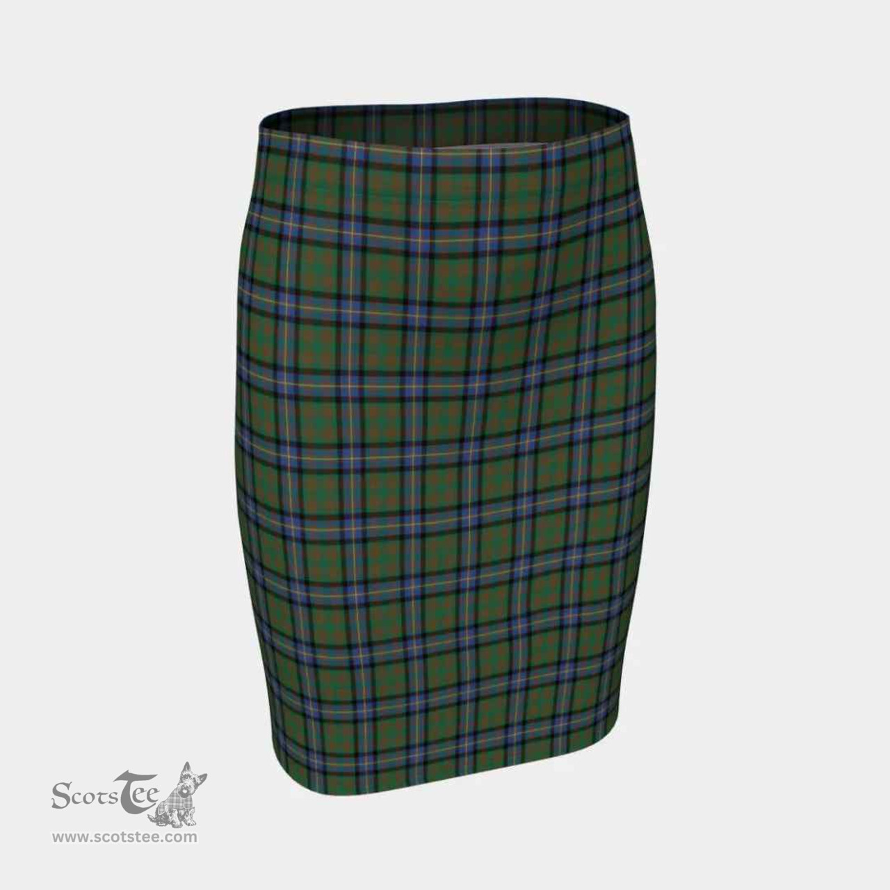 Scottish Cochrane Ancient Clan Tartan Womens Pencil Skirt Tartan Fitted Skirt