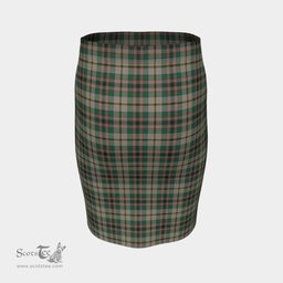 Scottish Craig Ancient Clan Tartan Womens Pencil Skirt Tartan Fitted Skirt