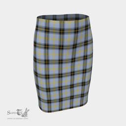 Scottish Bell of the Borders Clan Tartan Womens Pencil Skirt Tartan Fitted Skirt