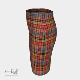 Scottish Drummond of Strathallan Clan Tartan Womens Pencil Skirt Tartan Fitted Skirt