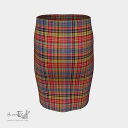 Scottish Drummond of Strathallan Clan Tartan Womens Pencil Skirt Tartan Fitted Skirt