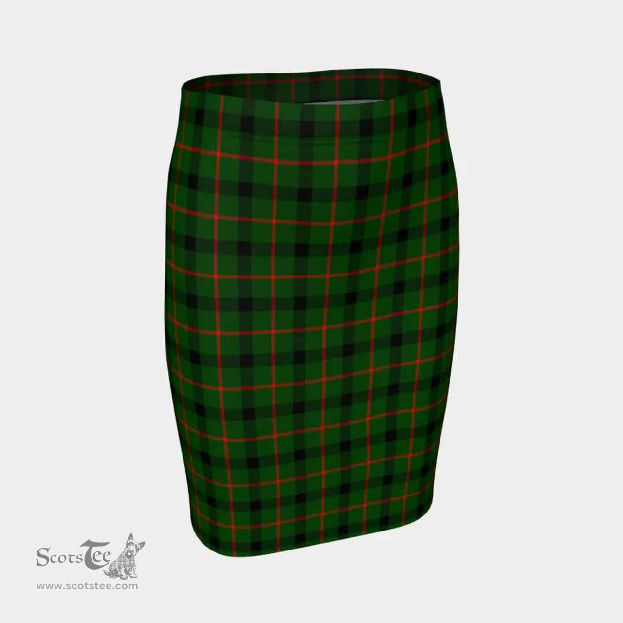 Scottish Kincaid Modern Clan Tartan Womens Pencil Skirt Tartan Fitted Skirt
