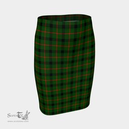Scottish Kincaid Modern Clan Tartan Womens Pencil Skirt Tartan Fitted Skirt