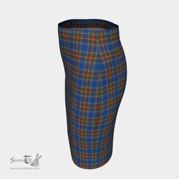 Scottish MacBeth Ancient Clan Tartan Womens Pencil Skirt Tartan Fitted Skirt
