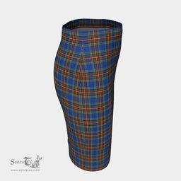Scottish MacBeth Ancient Clan Tartan Womens Pencil Skirt Tartan Fitted Skirt