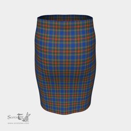 Scottish MacBeth Ancient Clan Tartan Womens Pencil Skirt Tartan Fitted Skirt