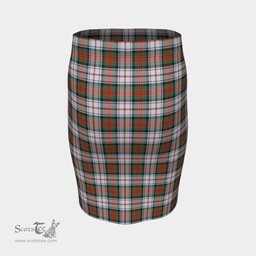 Scottish MacDuff Dress Ancient Clan Tartan Womens Pencil Skirt Tartan Fitted Skirt