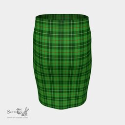 Scottish Galloway District Clan Tartan Womens Pencil Skirt Tartan Fitted Skirt