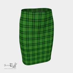 Scottish Galloway District Clan Tartan Womens Pencil Skirt Tartan Fitted Skirt