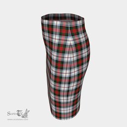 Scottish MacDuff Dress Modern Clan Tartan Womens Pencil Skirt Tartan Fitted Skirt