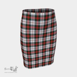 Scottish MacDuff Dress Modern Clan Tartan Womens Pencil Skirt Tartan Fitted Skirt