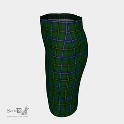 Scottish Henderson Modern Clan Tartan Womens Pencil Skirt Tartan Fitted Skirt