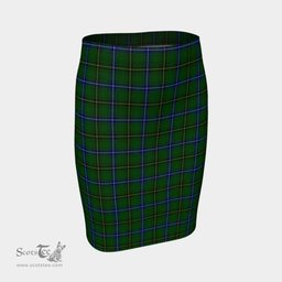 Scottish Henderson Modern Clan Tartan Womens Pencil Skirt Tartan Fitted Skirt