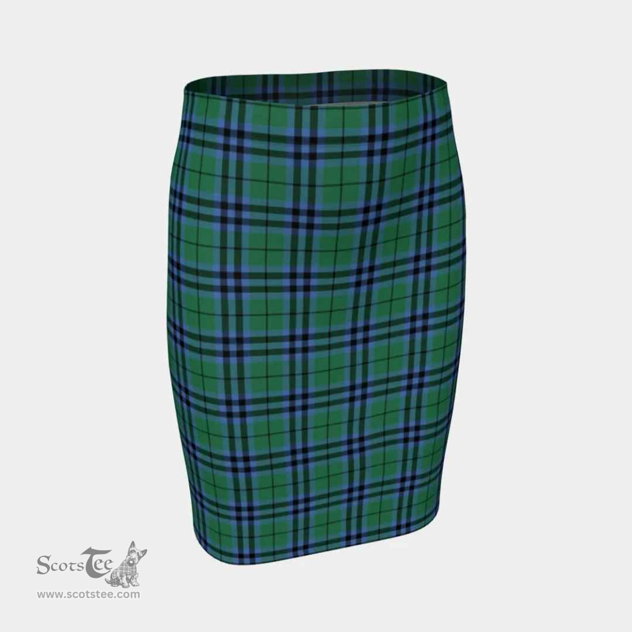 Scottish Keith Ancient Clan Tartan Womens Pencil Skirt Tartan Fitted Skirt