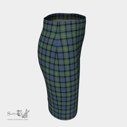 Scottish MacDonnell of Glengarry Ancient Clan Tartan Womens Pencil Skirt Tartan Fitted Skirt