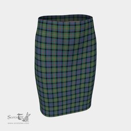 Scottish MacDonnell of Glengarry Ancient Clan Tartan Womens Pencil Skirt Tartan Fitted Skirt
