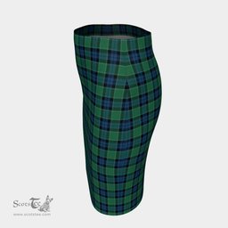 Scottish Graham of Menteith Ancient Clan Tartan Womens Pencil Skirt Tartan Fitted Skirt
