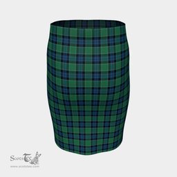 Scottish Graham of Menteith Ancient Clan Tartan Womens Pencil Skirt Tartan Fitted Skirt