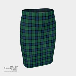 Scottish Graham of Menteith Ancient Clan Tartan Womens Pencil Skirt Tartan Fitted Skirt