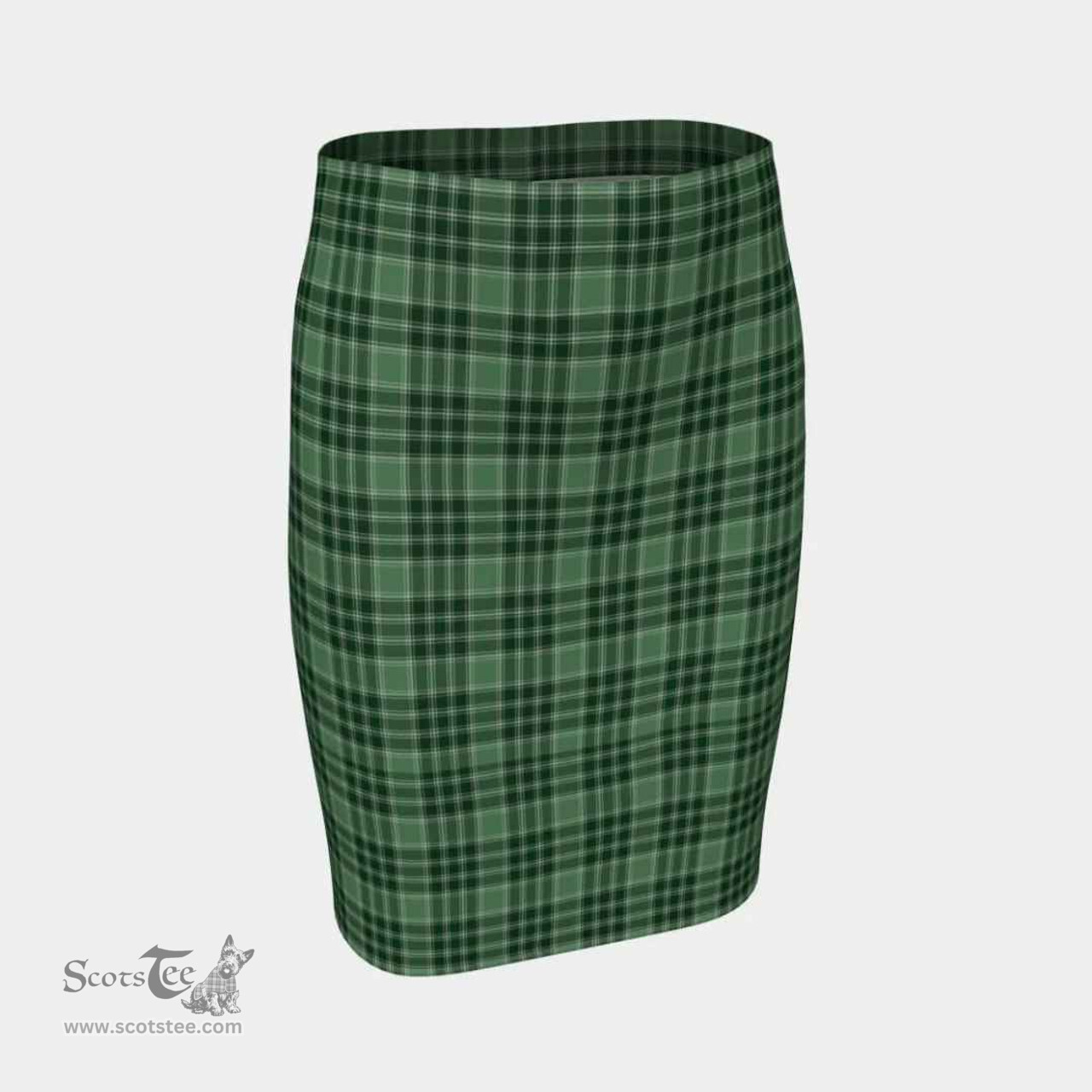 Scottish MacDonald Lord of the Isles Hunting Clan Tartan Womens Pencil Skirt Tartan Fitted Skirt