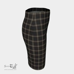 Scottish Eternity Clan Tartan Womens Pencil Skirt Tartan Fitted Skirt