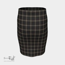 Scottish Eternity Clan Tartan Womens Pencil Skirt Tartan Fitted Skirt