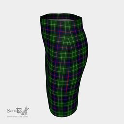 Scottish Leslie Hunting Clan Tartan Womens Pencil Skirt Tartan Fitted Skirt