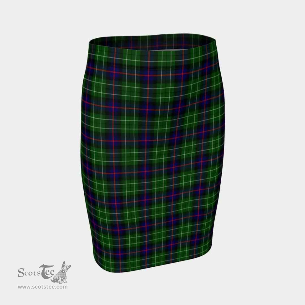Scottish Leslie Hunting Clan Tartan Womens Pencil Skirt Tartan Fitted Skirt